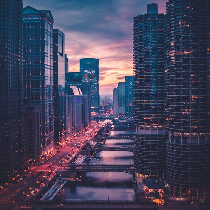 Sunset outdoors in Switzerland